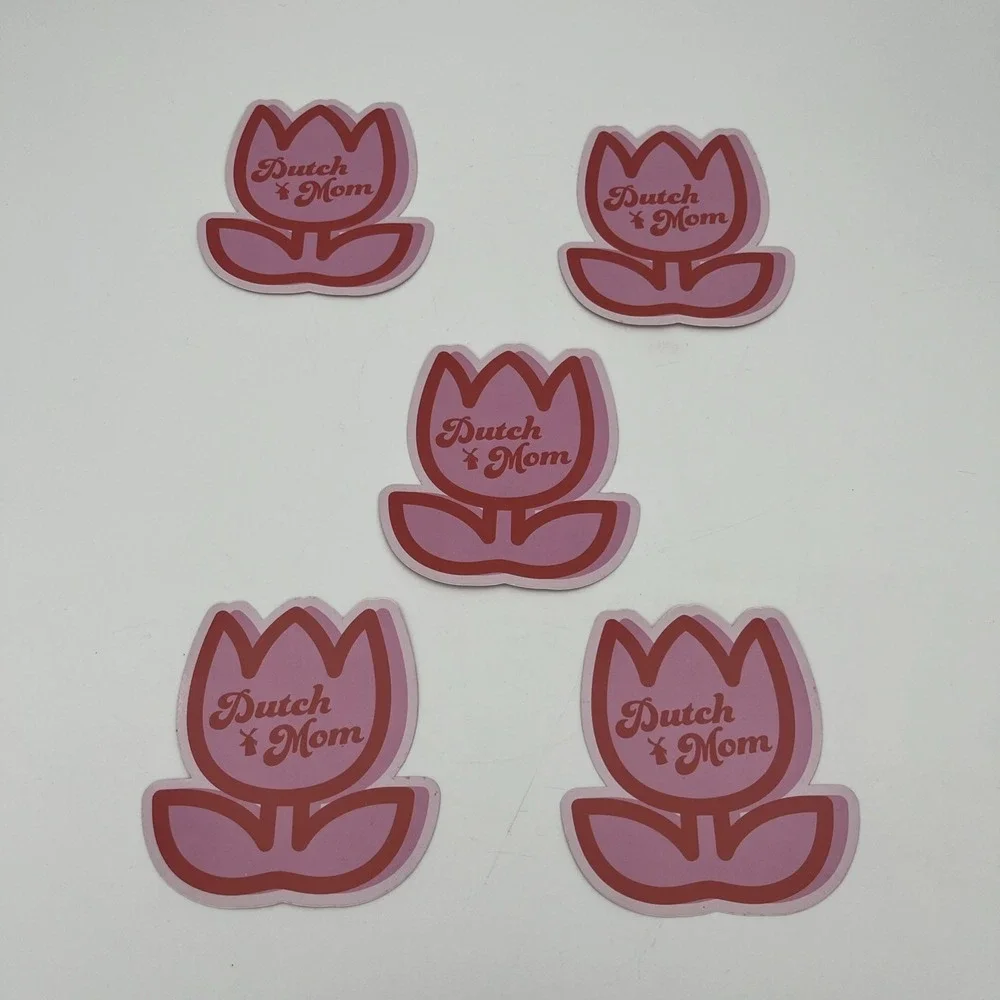 Dutch Bros Sticker  May 2025‎  Dutch Mom Flower Lot of 5